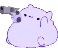 purplebonkgun emote
