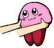 LOOKATHIMKirby emote