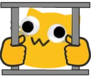 blobcatgooglyjail emote