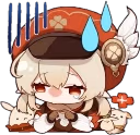 KleeAshamed emote