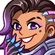SombraGiggle emote