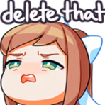 MonikaDelete emote