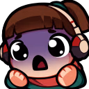 LofiShockedFace emote