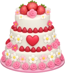 Strawberryweddingcakex2 emote