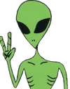 alienpeace emote
