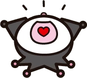 kuromi_heart emote
