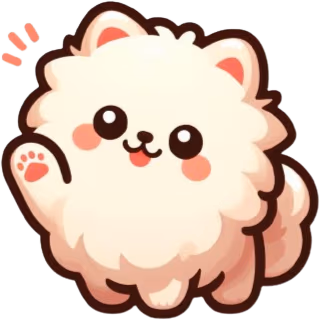FluffyDogWaving emote