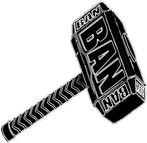 Ban_Hammer_Black emote