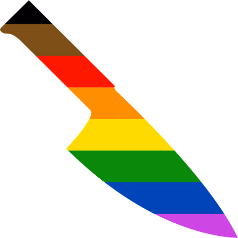POCGayPrideKnife emoji