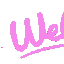 WelcomePink emote