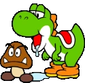 MarioBros_YoshiHungry emote