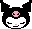 kuromi_smirk emote