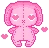 PinkGothBunny emote