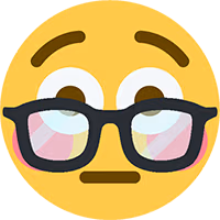 flushed_glasses emote