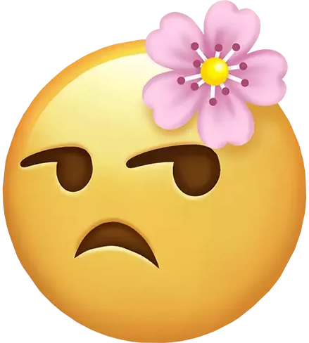 Unamused_Flower static emote