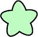 greenpastelstar emote