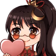 firecrackerHeart emote