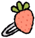 StrawberryHairClip emoji