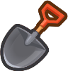 shovel static emote