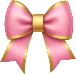 Pinkgoldbow emote