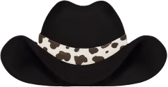 Blackcow_hat emote