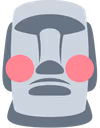 moyai_flushed emote