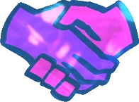 handshake_vaporwave emote