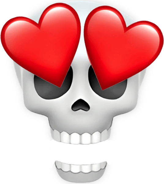 SkullHearts emote