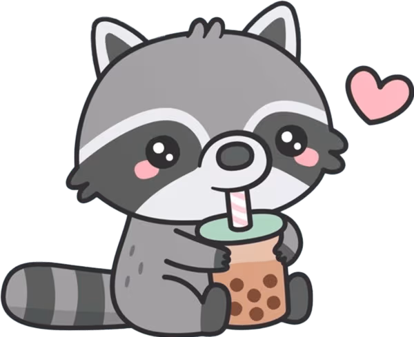 RacoonDrink emote