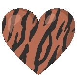 Blackbrownheartgif emote