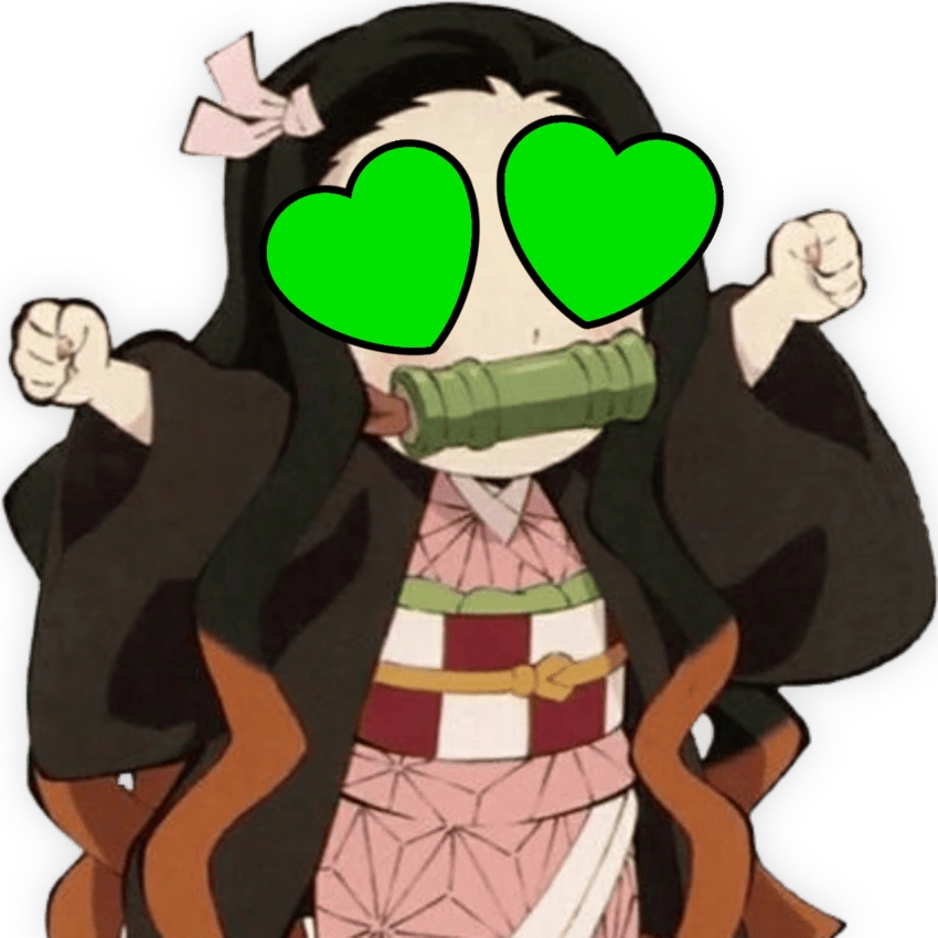 Nezuko_HeartGreen emote
