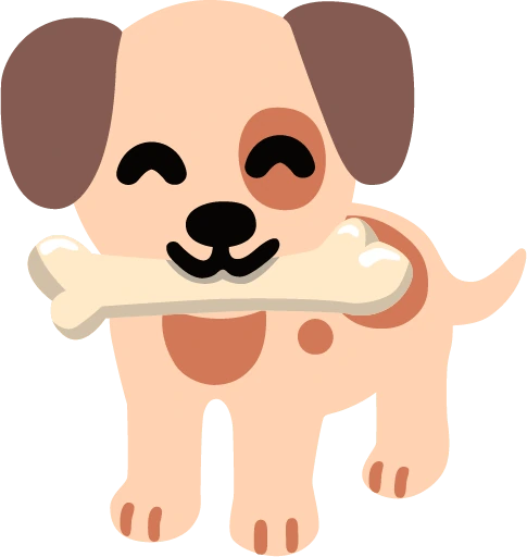 Dogandbone emote