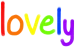 Lovely_text emote