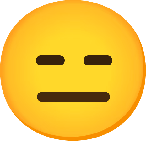 ExpressionlessFaceEmoji emote