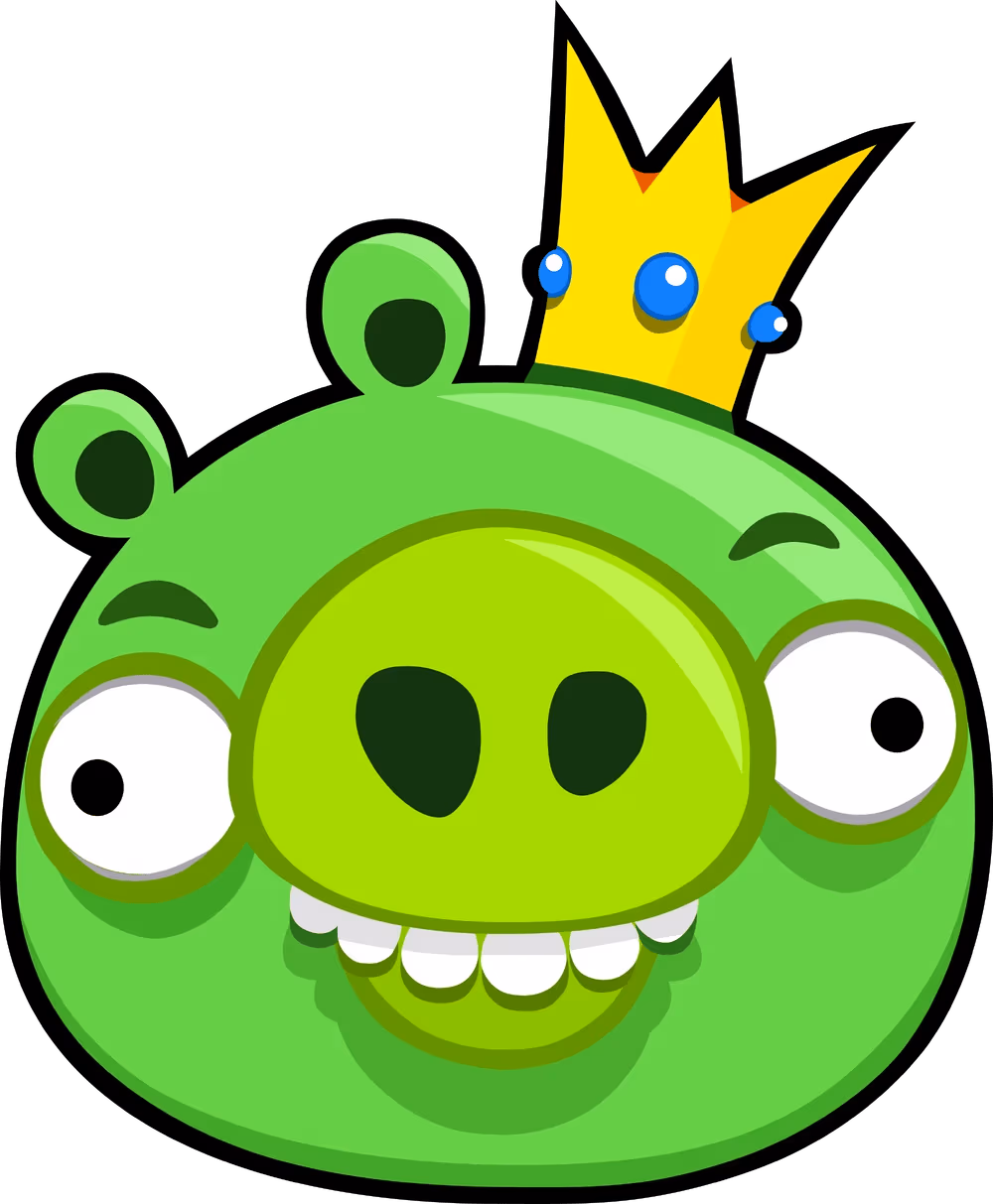 AB_KingPigPreChrome_Laughing sticker