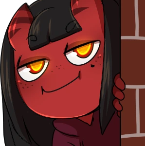 Meru_Peeking emote