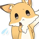FoxyyThink emote