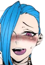 JinxFlushed emote