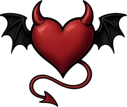 Devilheartwithwings emote