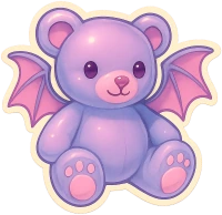 Purpleteddybearangel emoji