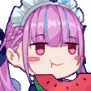 aquaNom emote