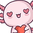 AxolotlHeart emote