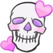 skull_love emote