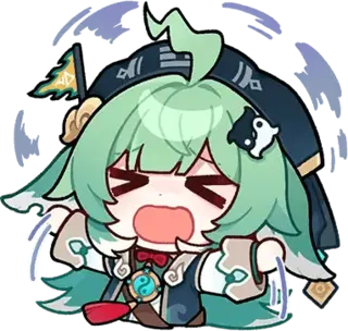 Huohuo_Frantic emote