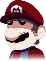 Mario_Disappointed emote