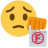 face_with_f_grade emote