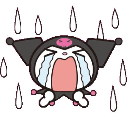 kuromi_sobbing emote