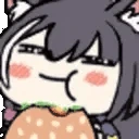kyaruBorgar emote