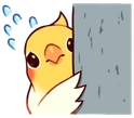 birbscaredpeek emote