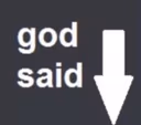 GodSaid emote